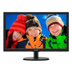 Philips 21.5" 223V5LSB2 (10/62) черный TN+film LED 5ms 16:9 матовая 200cd 1920x1080 D-Sub 2.61кг